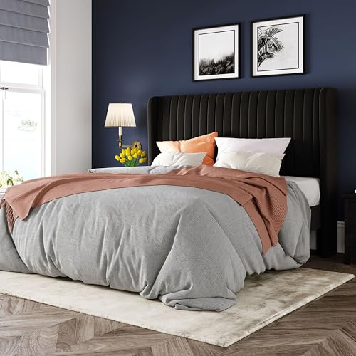 Wingback Channel-Tufted Bed