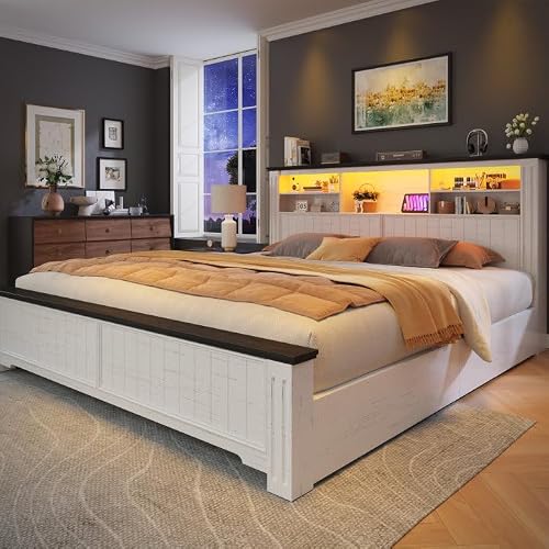 Heavy-Duty 4-Drawer Storage Bed